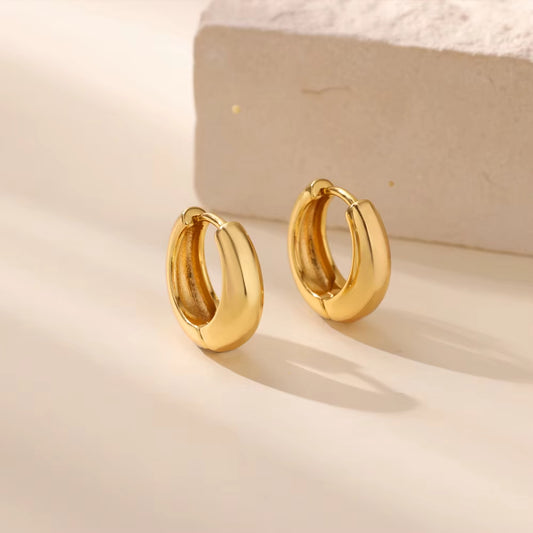 Wide Hoop Earrings