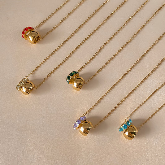 The Linked Birthstone Necklace