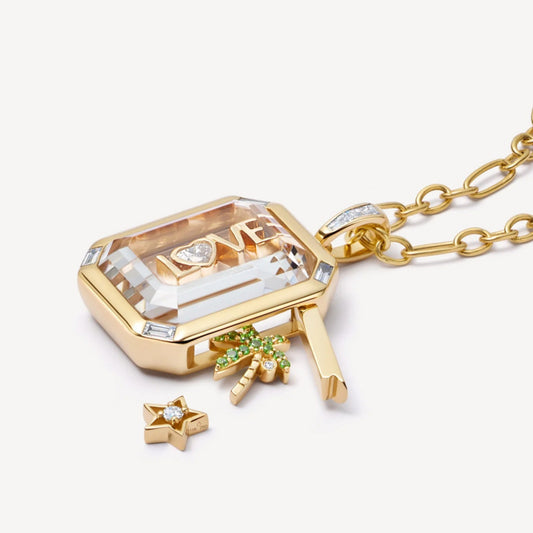 Transparent Glass Necklace