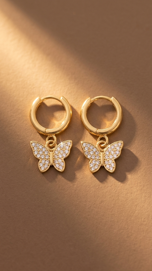 Cross Drop Earrings