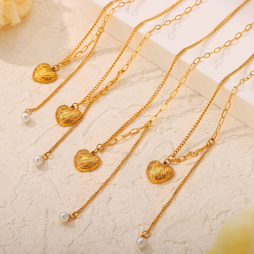 Love Pendant Tassel Necklace