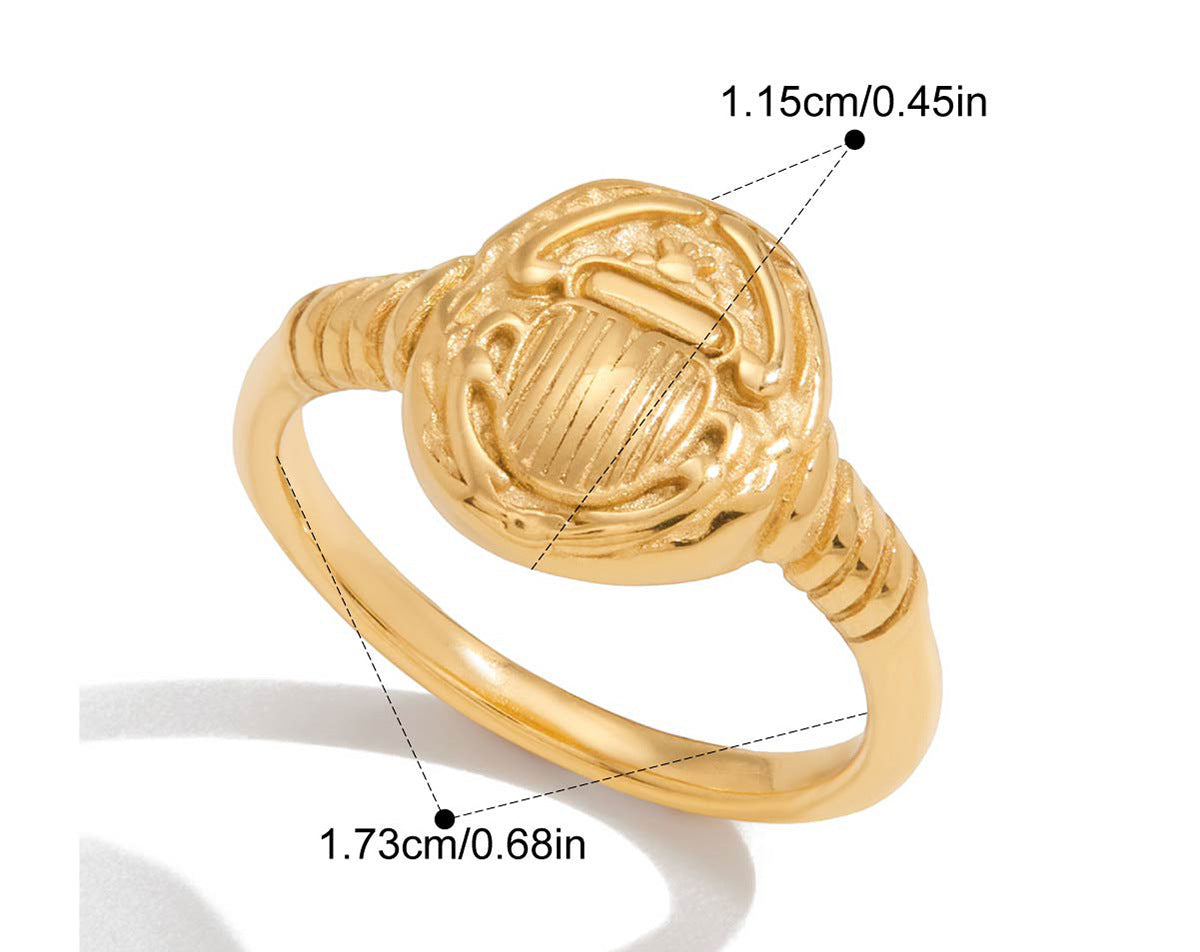 Ladybug Coin Ring & Necklace