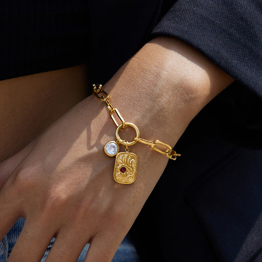 Zircon Necklace, Earrings & Bracelet