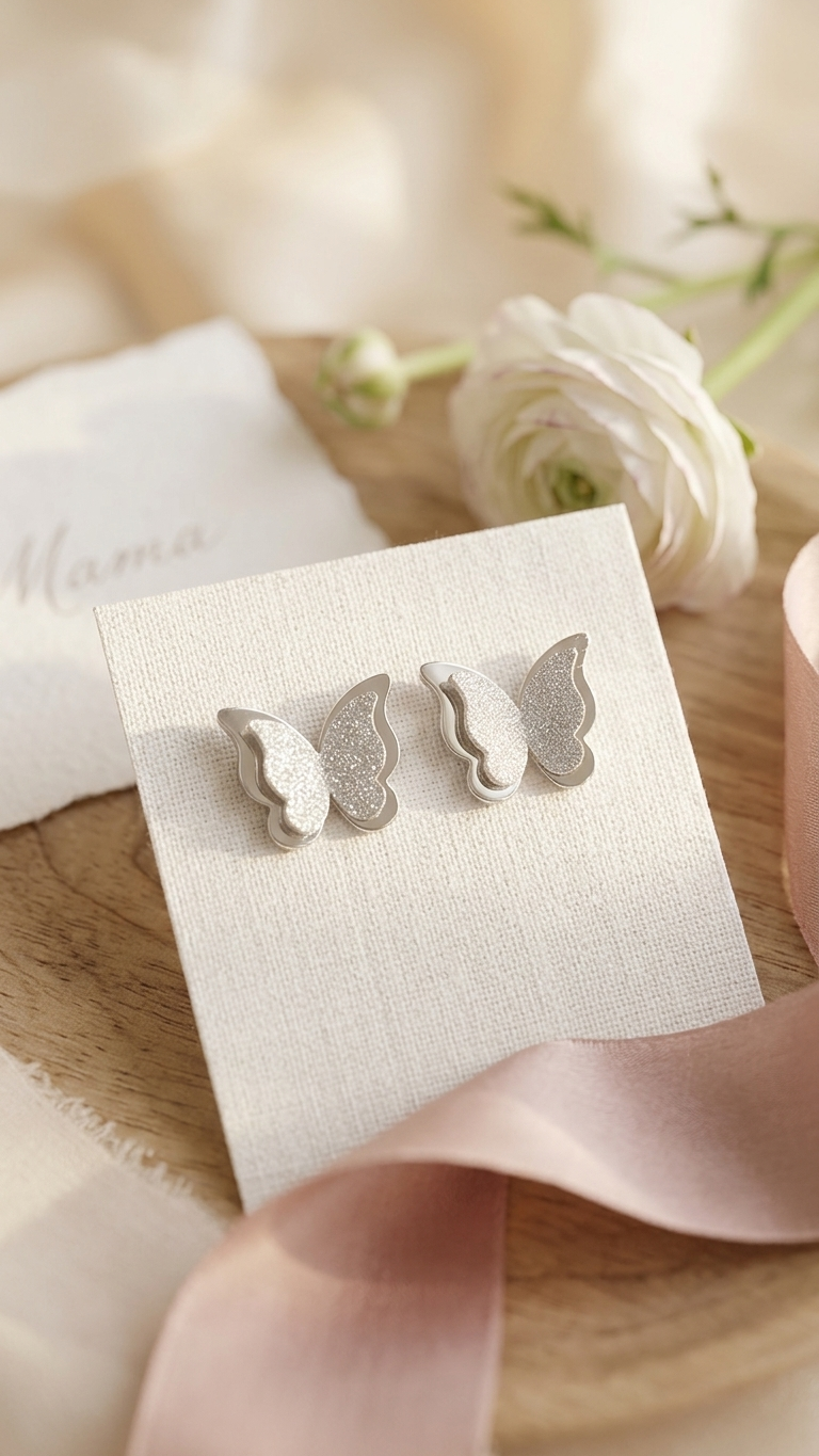 Butterfly Minimalist Earrings