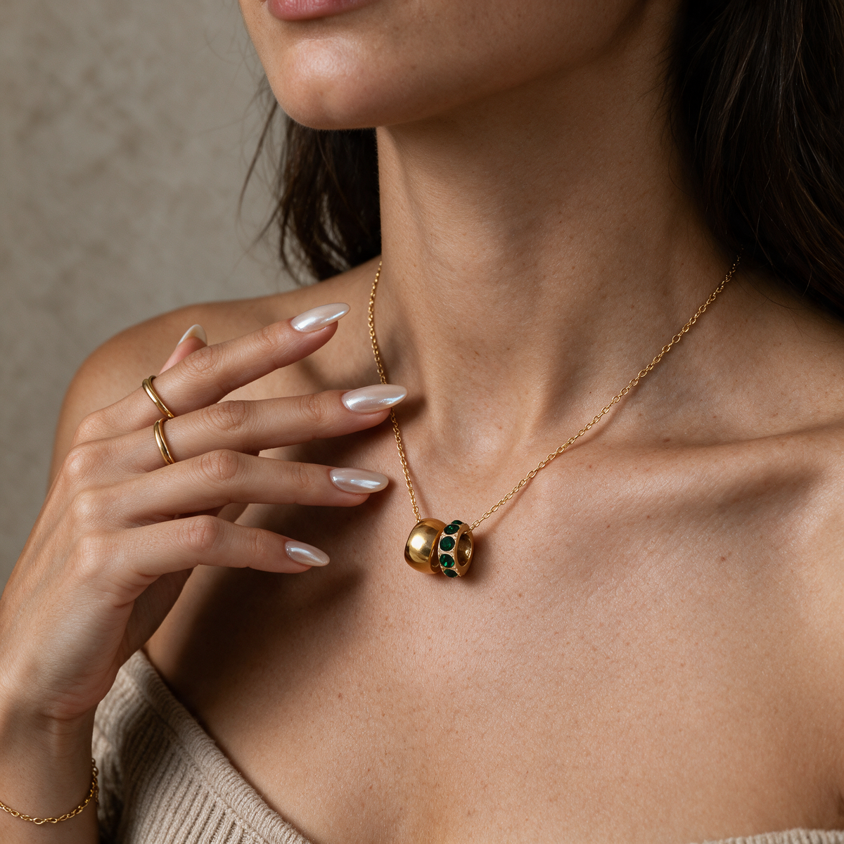 The Linked Birthstone Necklace