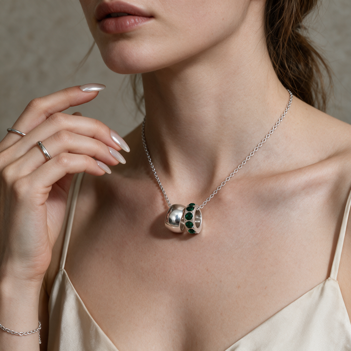 The Linked Birthstone Necklace