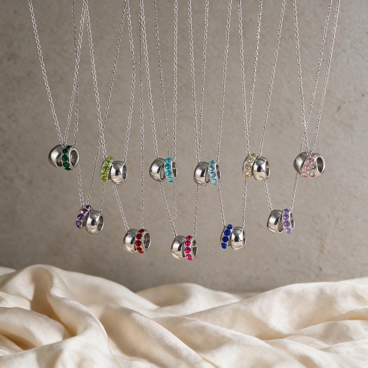 The Linked Birthstone Necklace