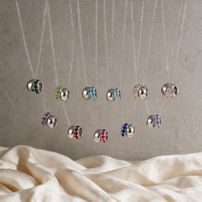 The Linked Birthstone Necklace