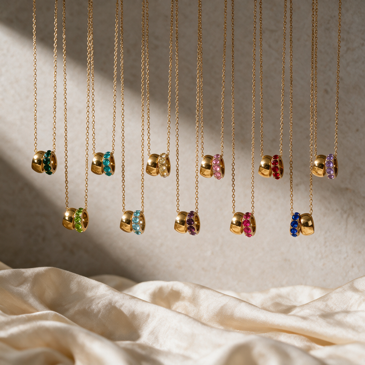 The Linked Birthstone Necklace