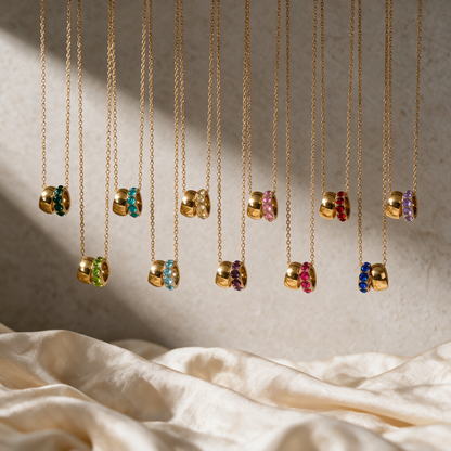 The Linked Birthstone Necklace
