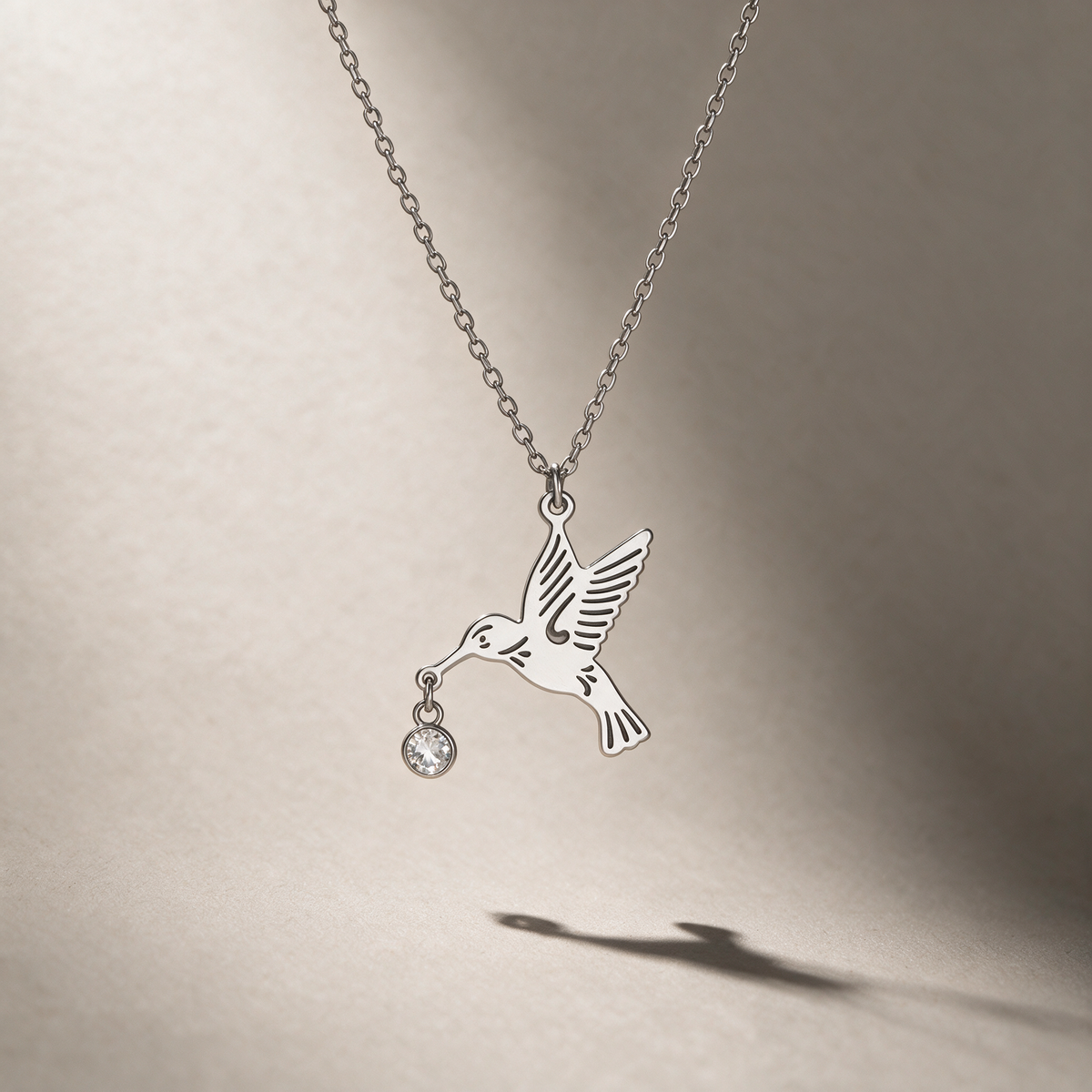 The Hummingbird Birthstone Necklace