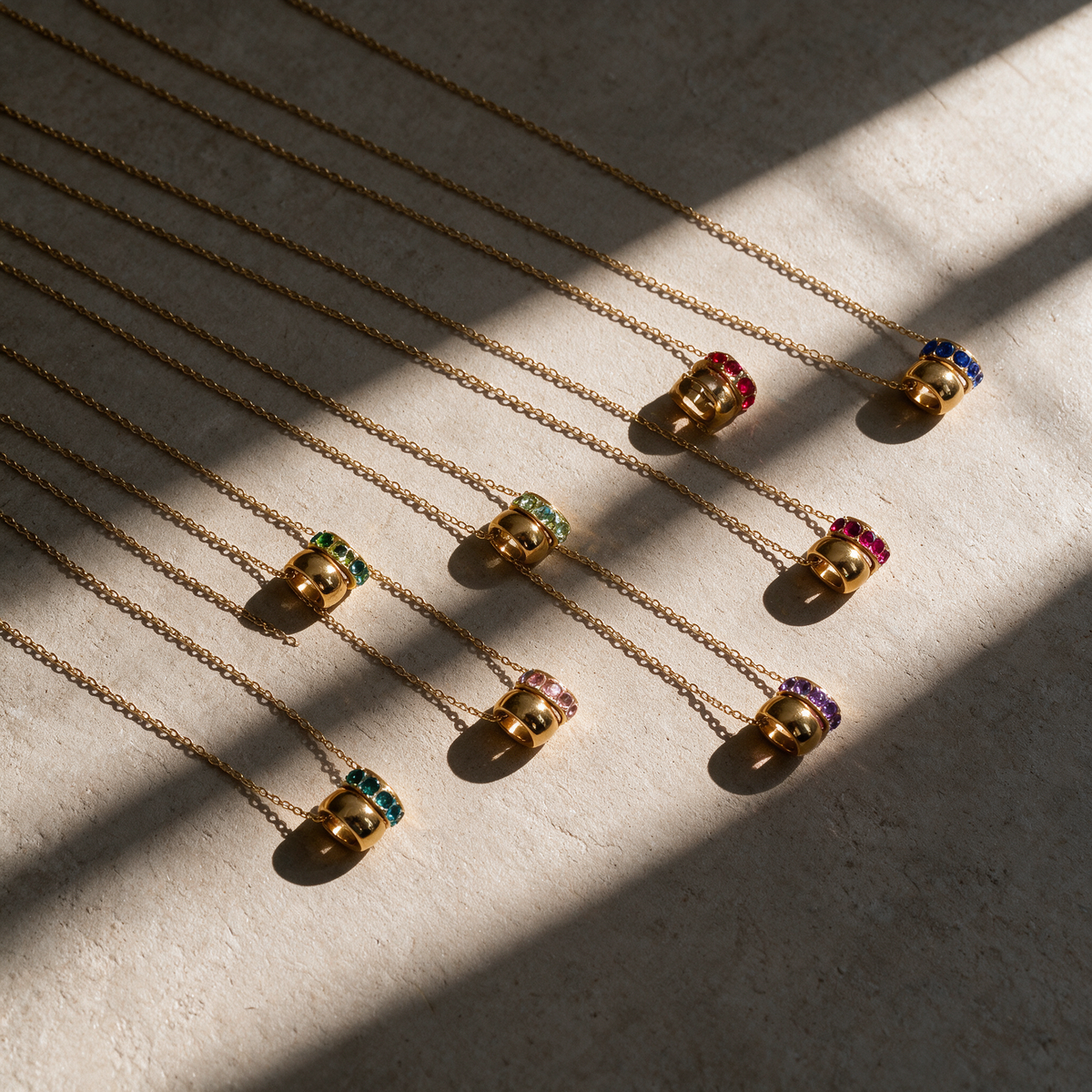 The Linked Birthstone Necklace