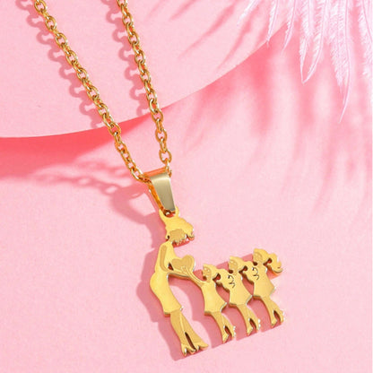 Family Silhouette Necklace