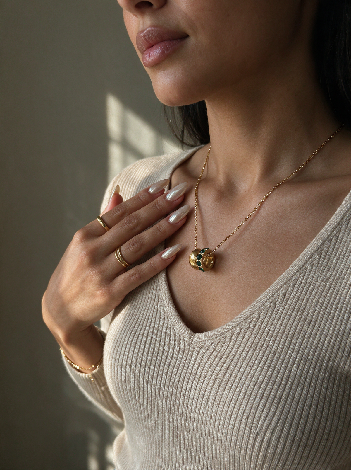 The Linked Birthstone Necklace
