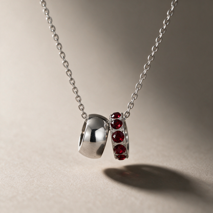 The Linked Birthstone Necklace