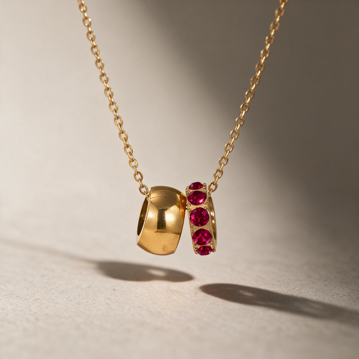 The Linked Birthstone Necklace