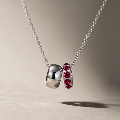The Linked Birthstone Necklace