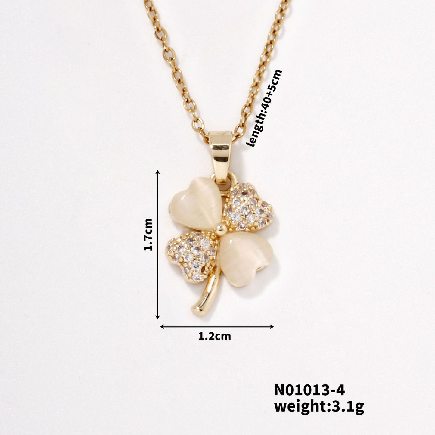 Inlaid Pendant Necklace