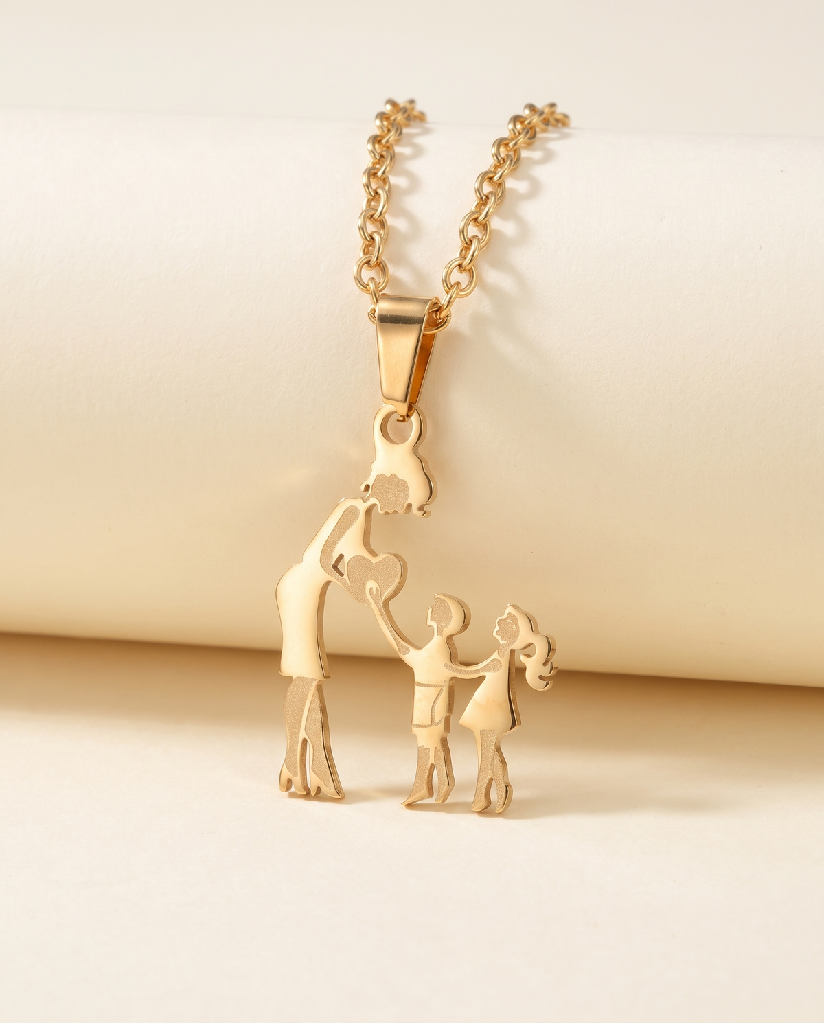 Family Silhouette Necklace, view 2 of 12.