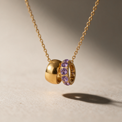 The Linked Birthstone Necklace