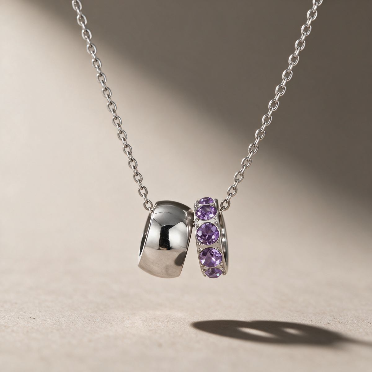 The Linked Birthstone Necklace