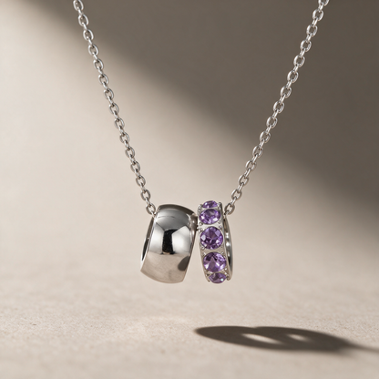 The Linked Birthstone Necklace