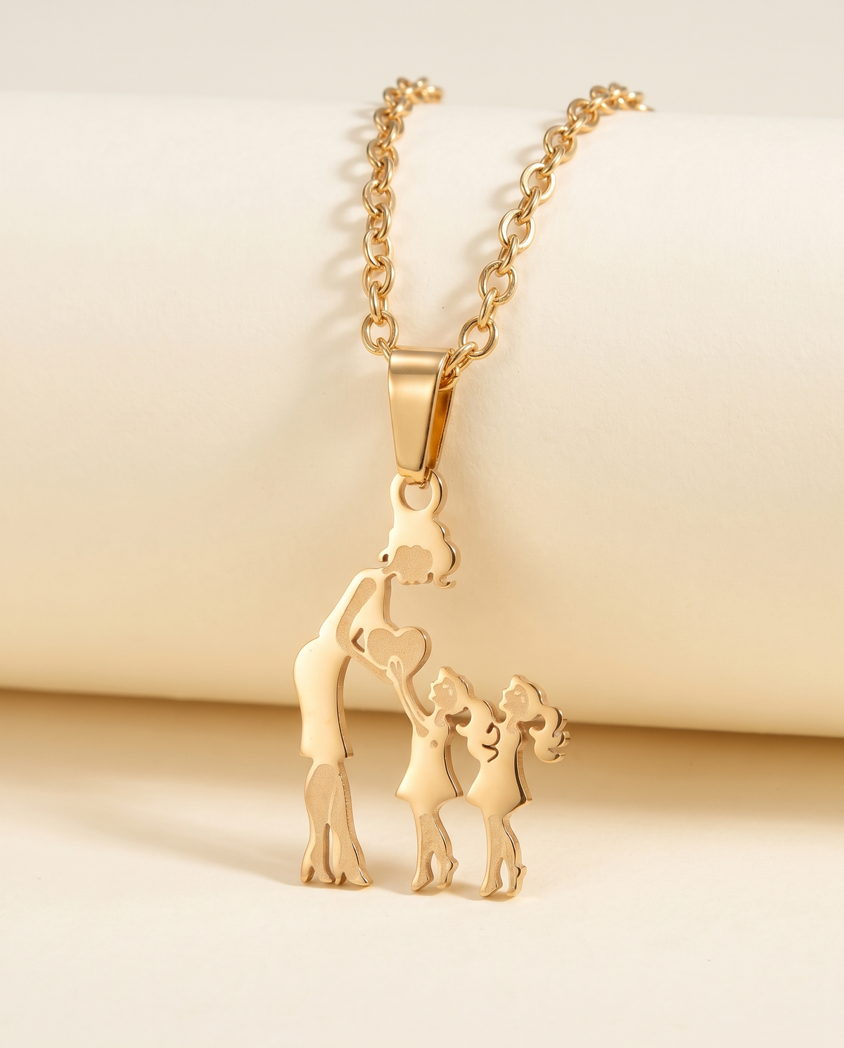 Family Silhouette Necklace, view 7 of 12.