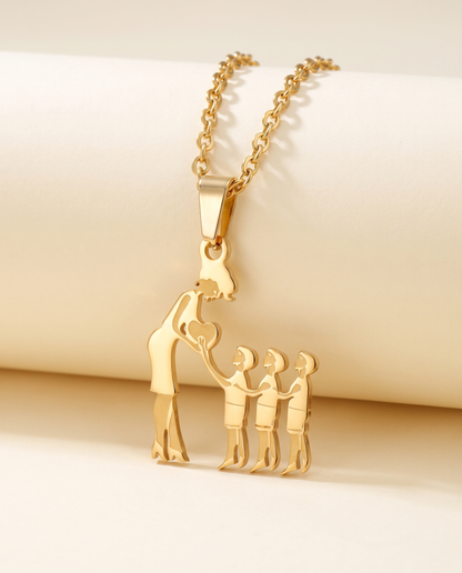 Family Silhouette Necklace, view 10 of 12.