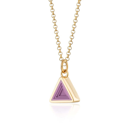 The Heart Star Triangle Necklace