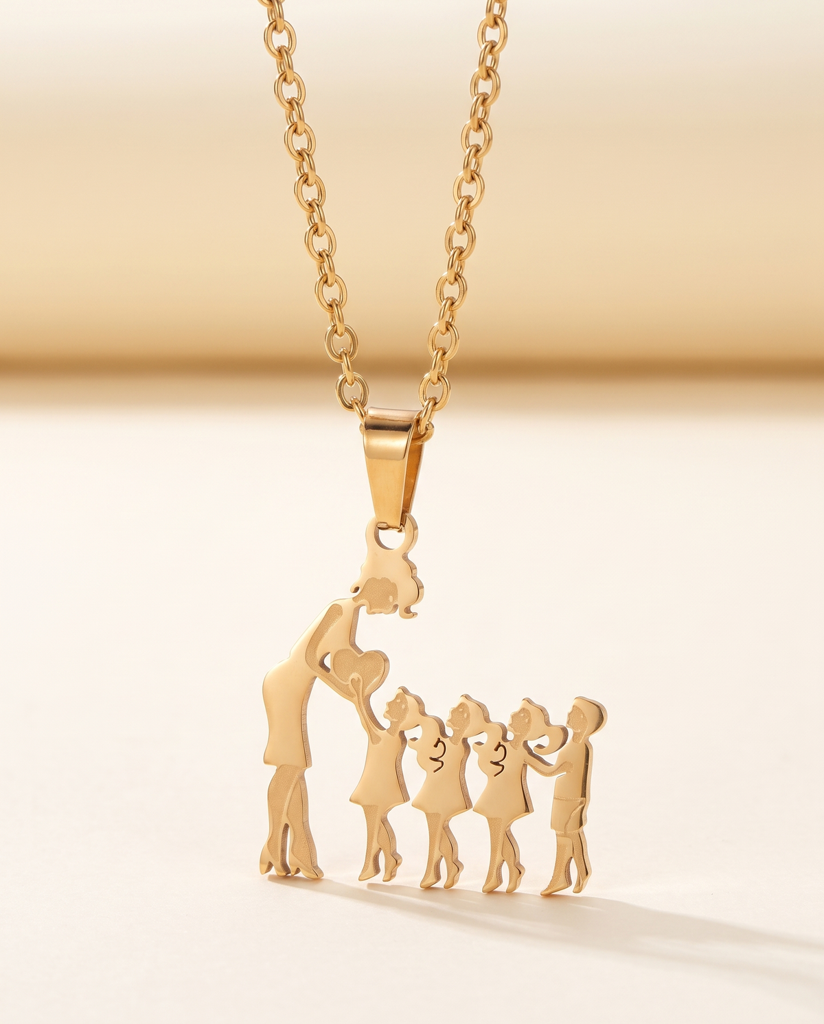 Family Silhouette Necklace.