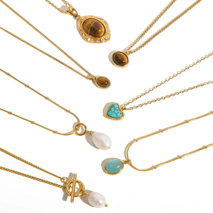The Gemstone Pendant Necklace