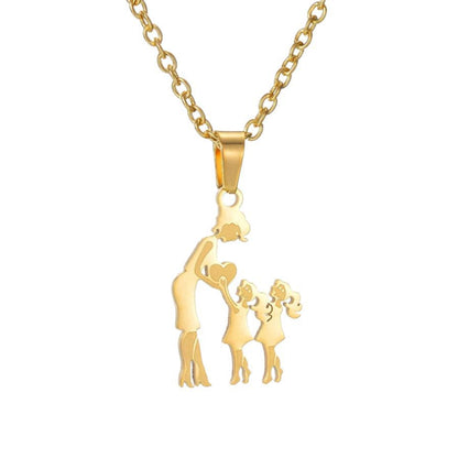 Family Silhouette Necklace