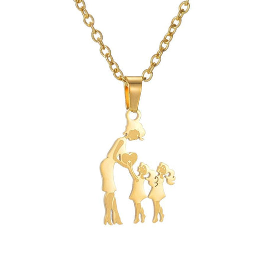 Family Silhouette Necklace