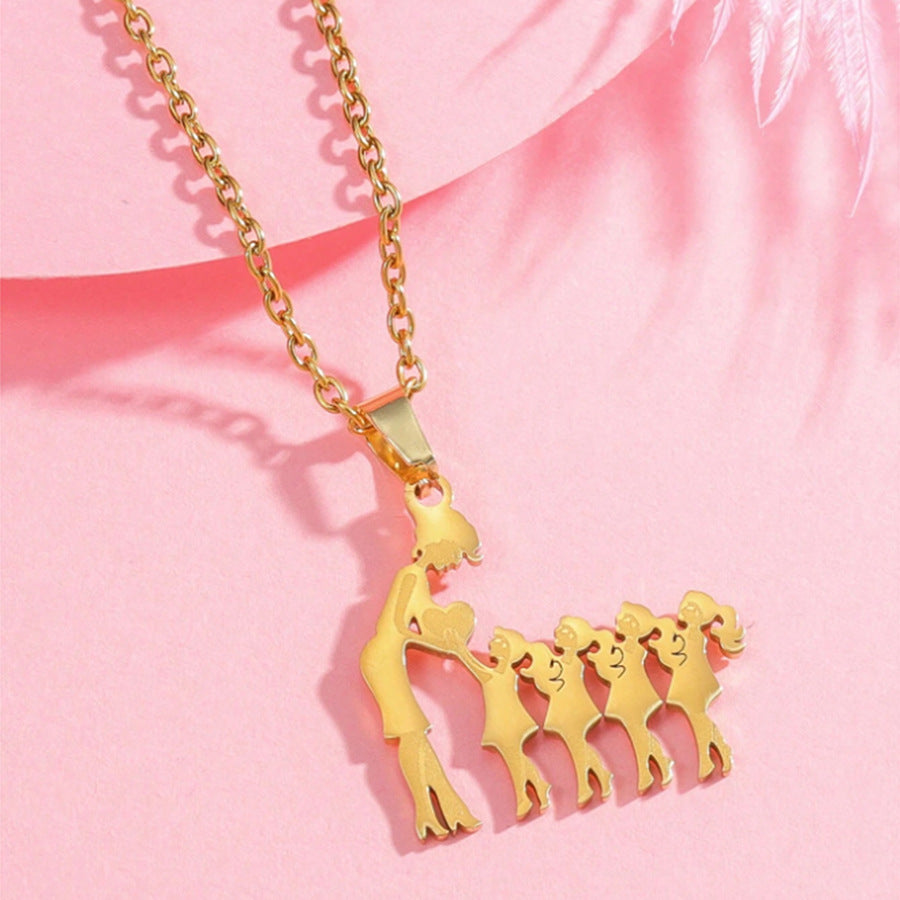 Family Silhouette Necklace