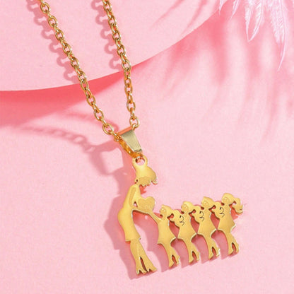 Family Silhouette Necklace