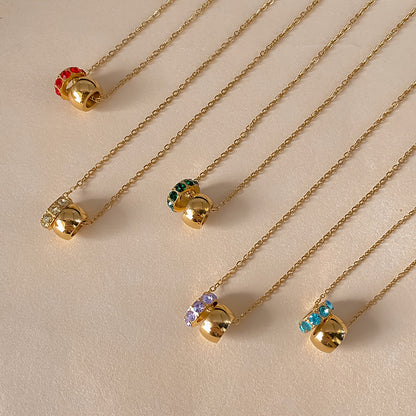 The Linked Birthstone Necklace