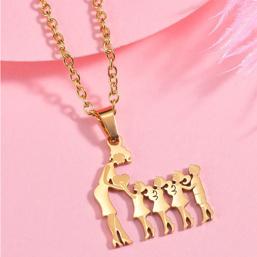 Family Silhouette Necklace