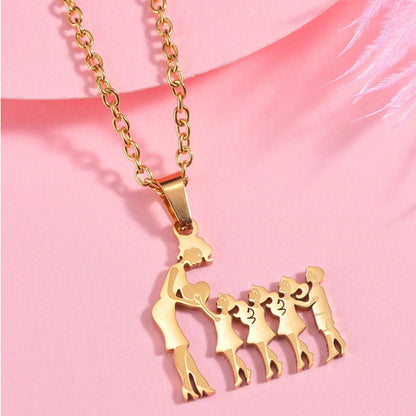 Family Silhouette Necklace