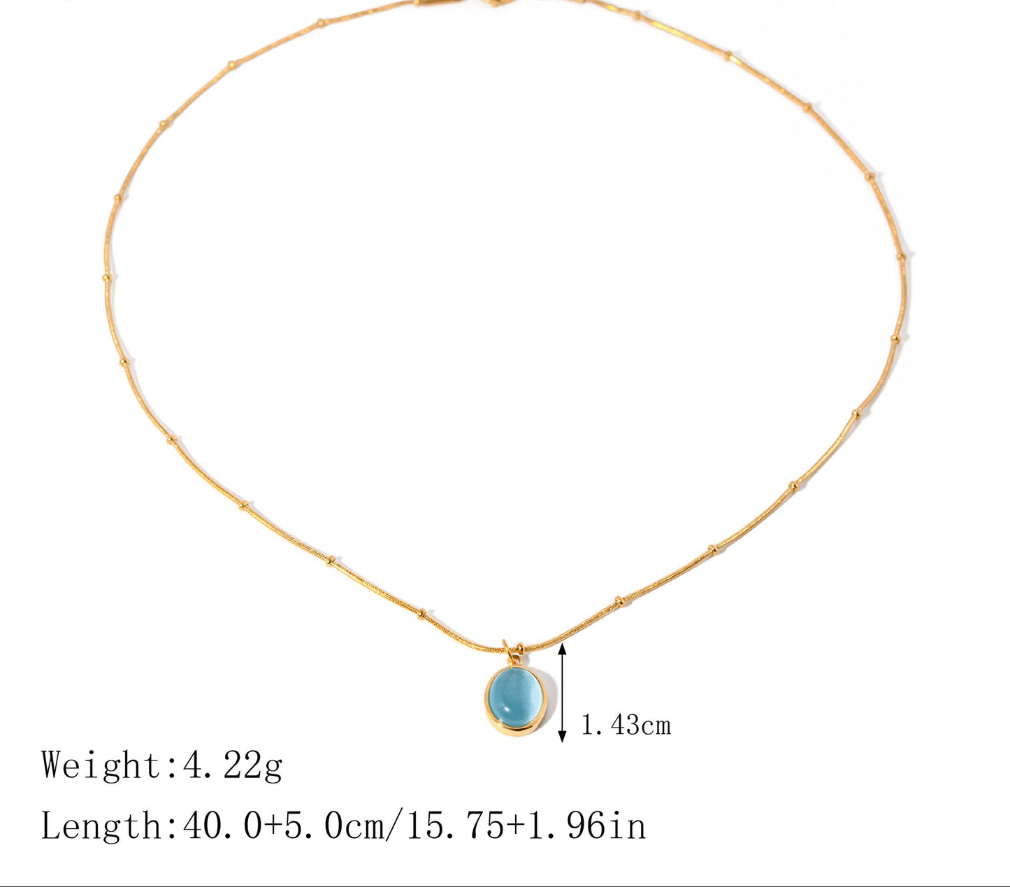 The Gemstone Pendant Necklace