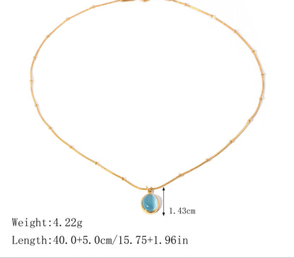 The Gemstone Pendant Necklace