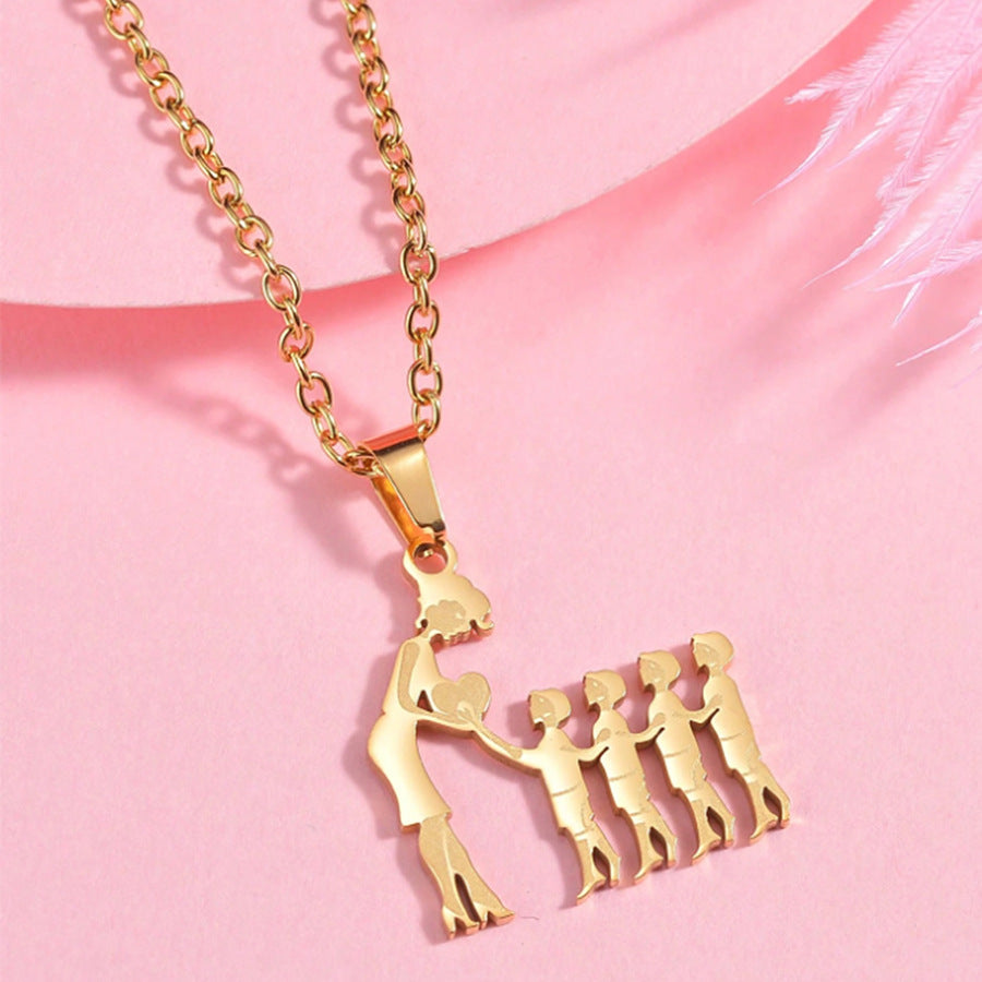 Family Silhouette Necklace