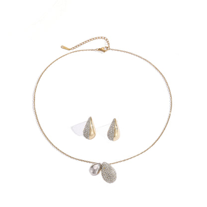 Droplet Necklace & Earring Set