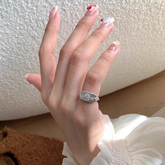 Hexagram Point Diamond Ring
