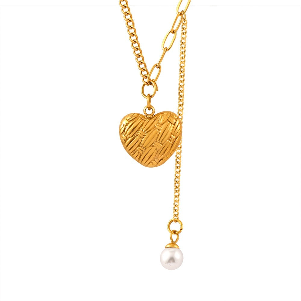Love Pendant Tassel Necklace
