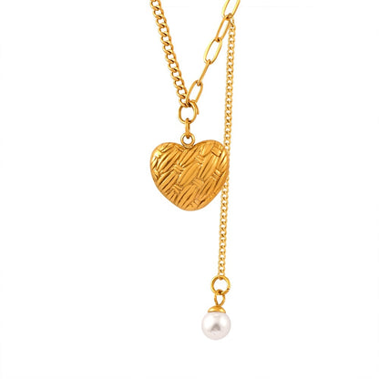 Love Pendant Tassel Necklace