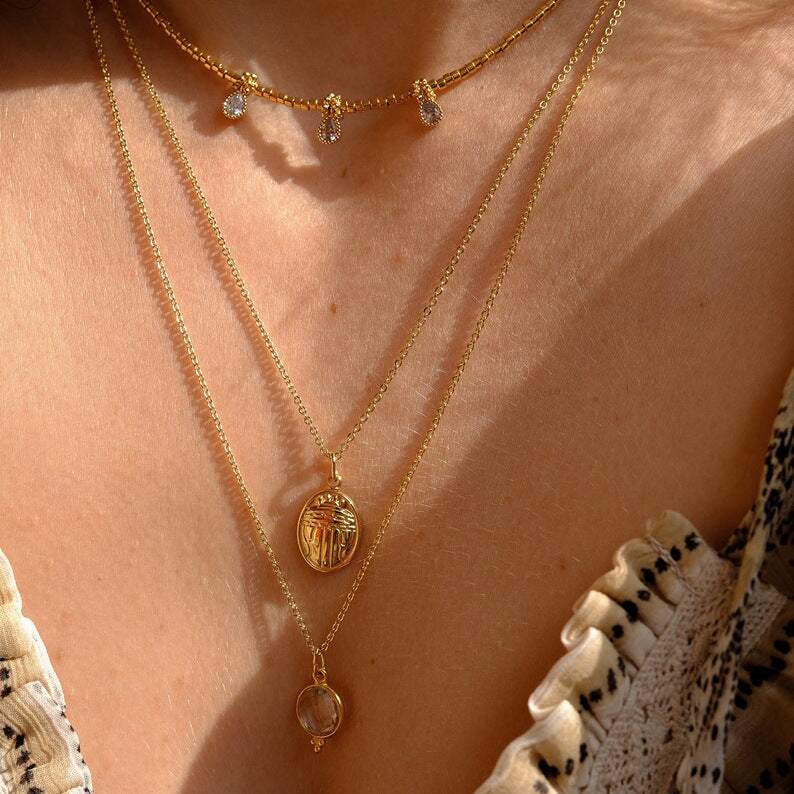 Ladybug Coin Ring & Necklace