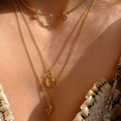 Ladybug Coin Ring & Necklace