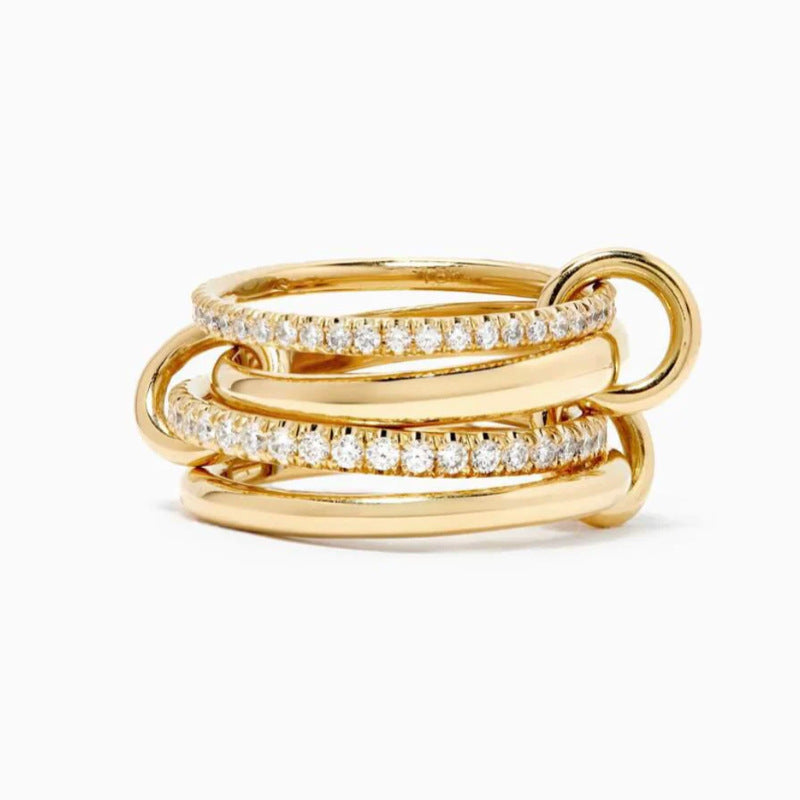 Four Ring Diamond Band