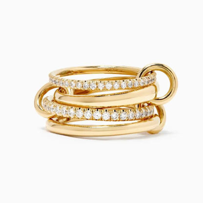 Four Ring Diamond Band