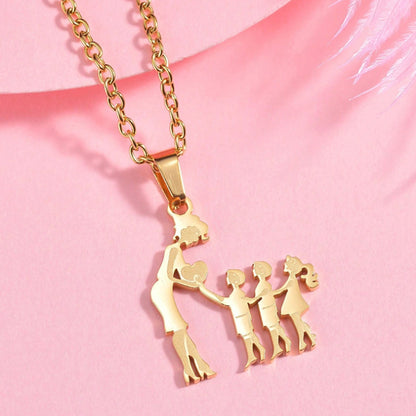 Family Silhouette Necklace